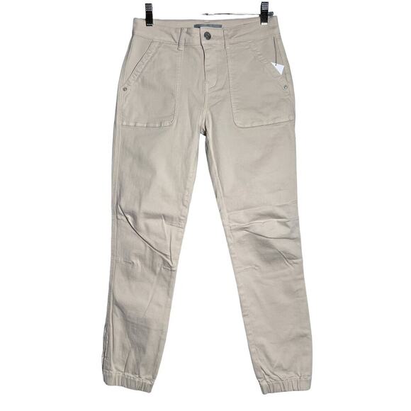 NWT MAVI JEANS IVY Mid Rise Slim Cargo Pants SIZE 27 x 28 Beige Joggers NEW - Picture 1 of 12